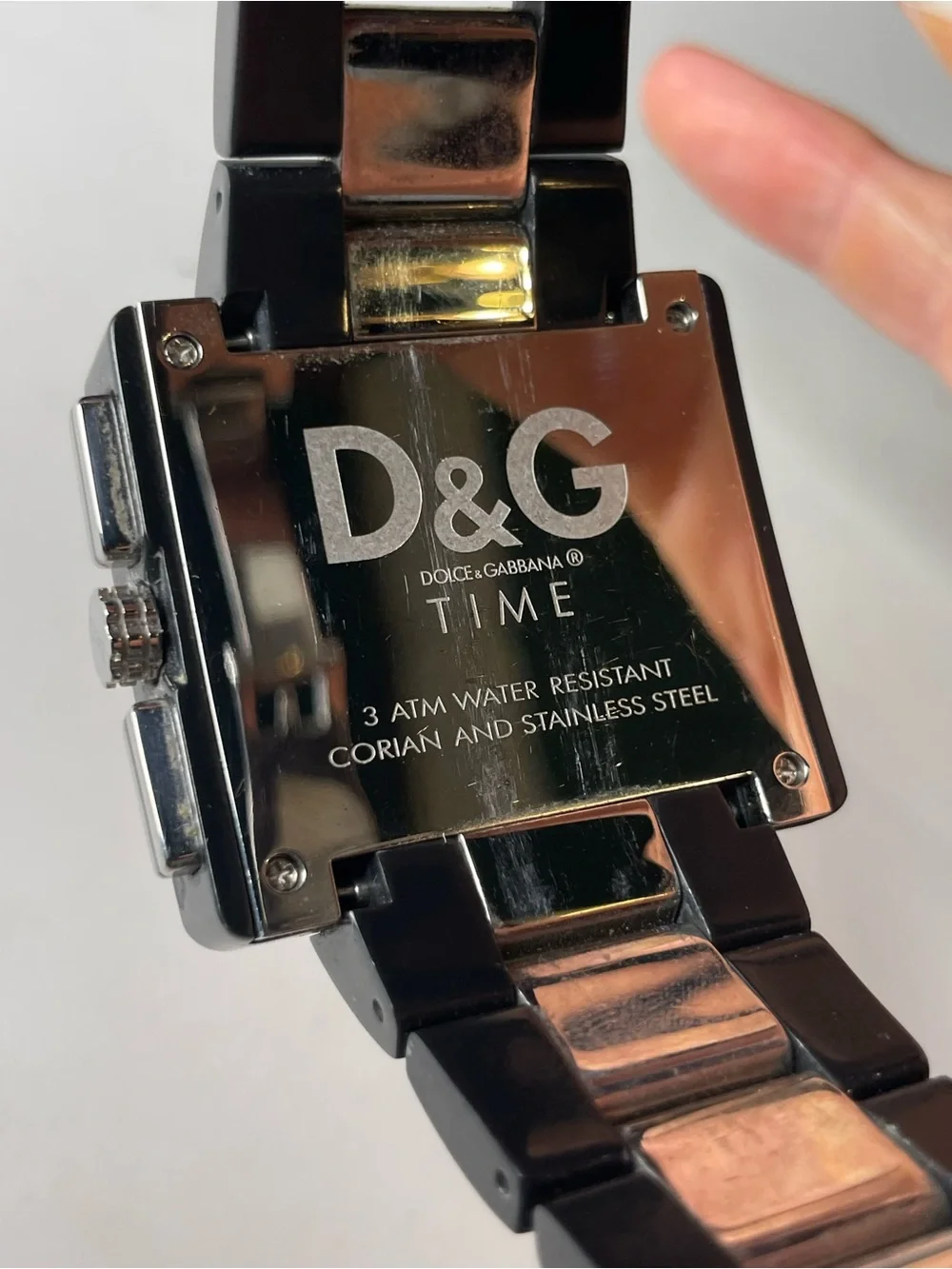 Dolce & Gabbana square chronograph